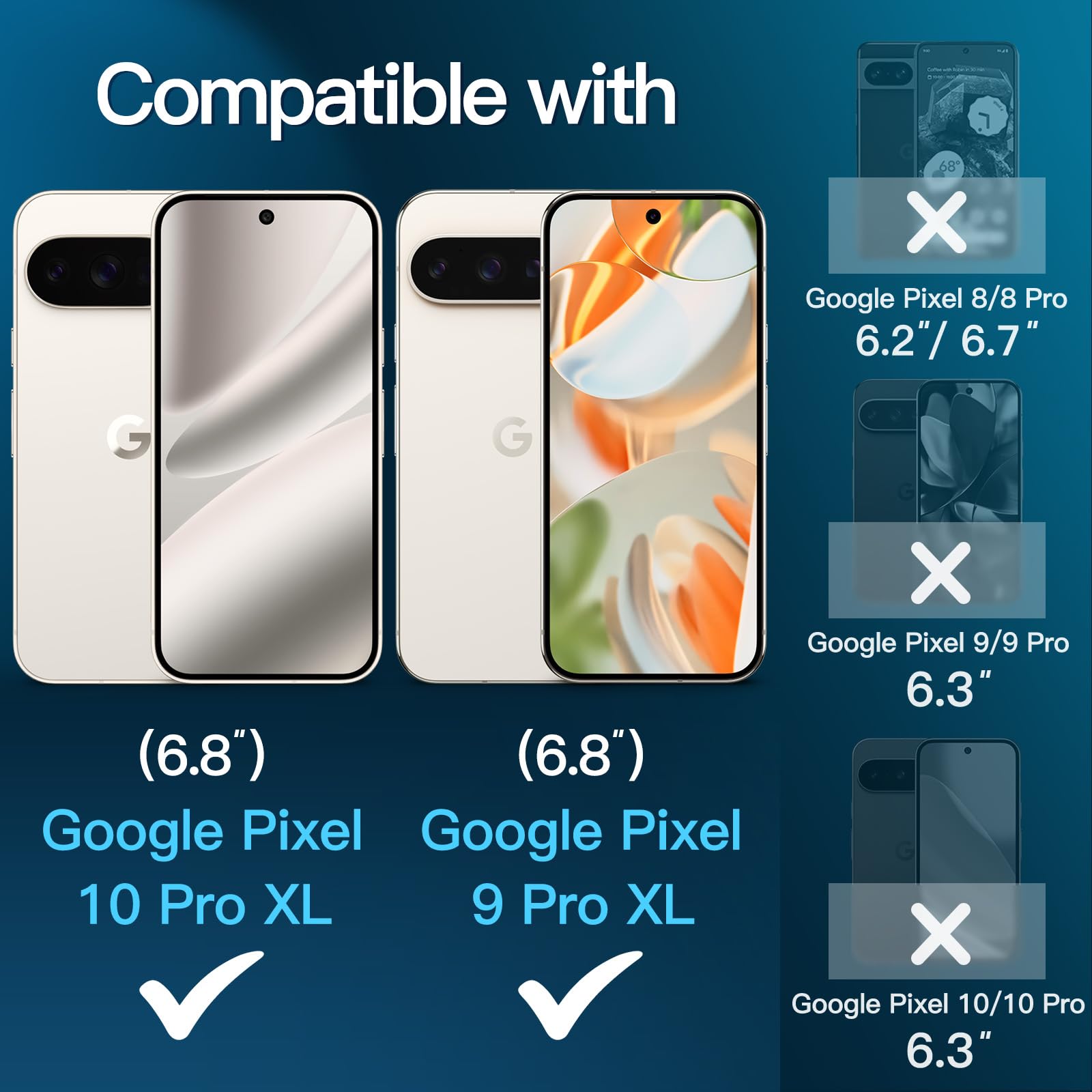 Amazon.com: JETech Screen Protector for Google Pixel 10 Pro XL